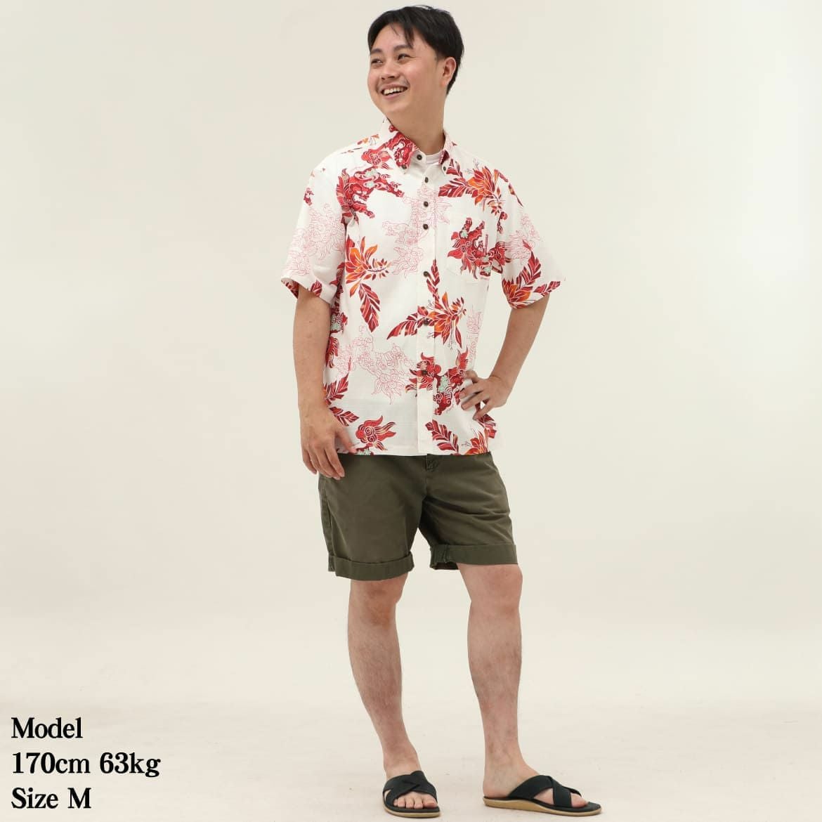 かりゆしウェア　モデル着用画像