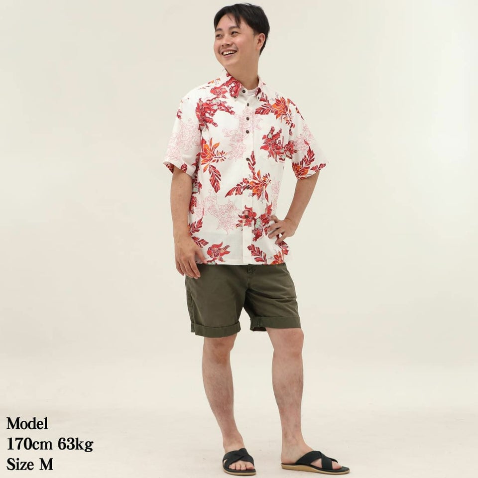 かりゆしウェア　モデル着用画像