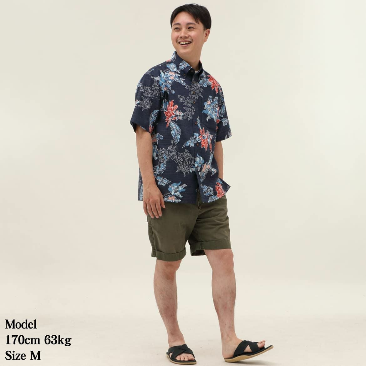 かりゆしウェアモデル着用画像