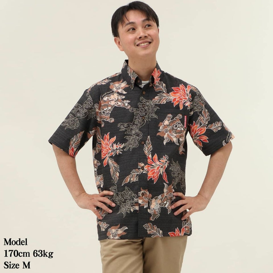 かりゆしウェアモデル着用画像