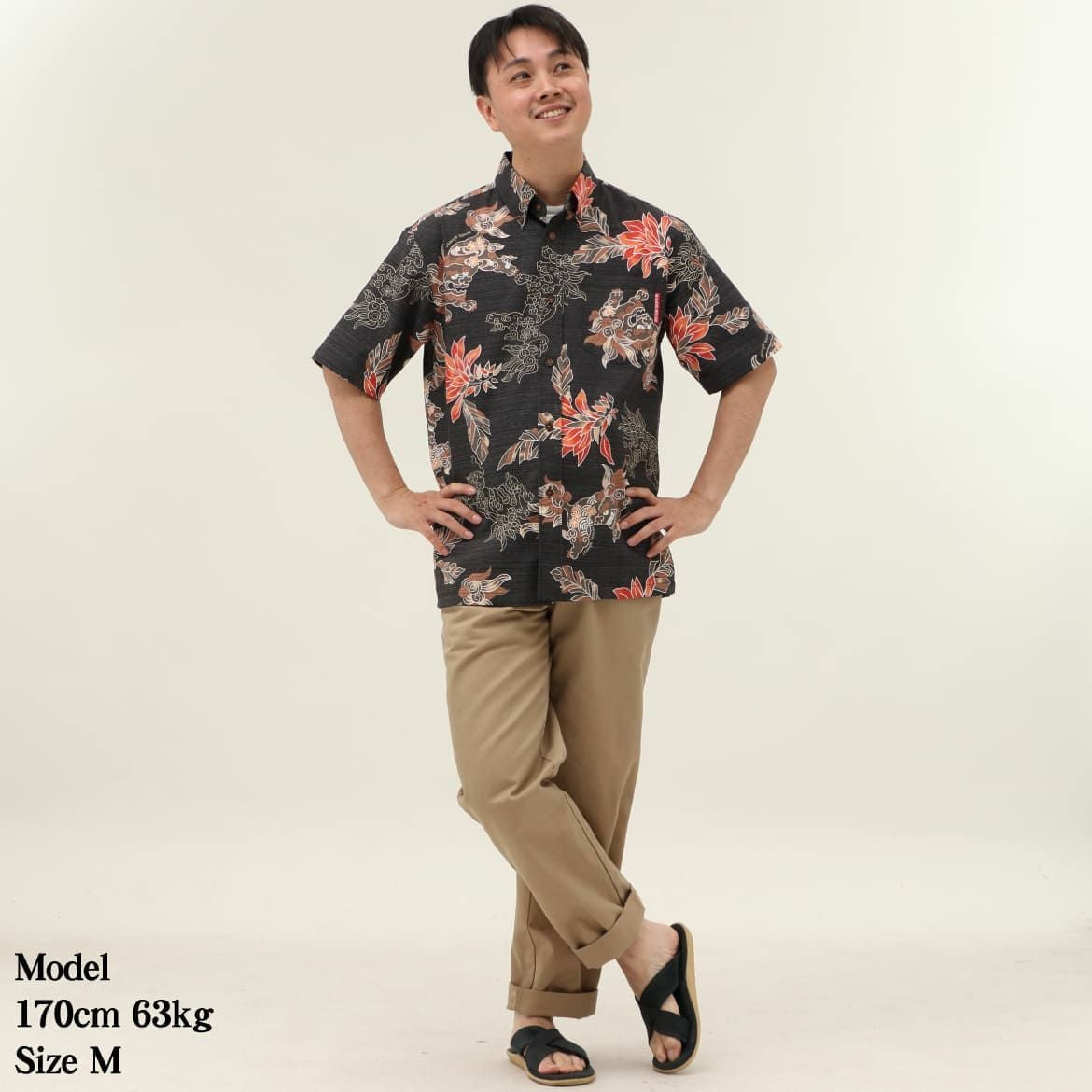 かりゆしウェアモデル着用画像