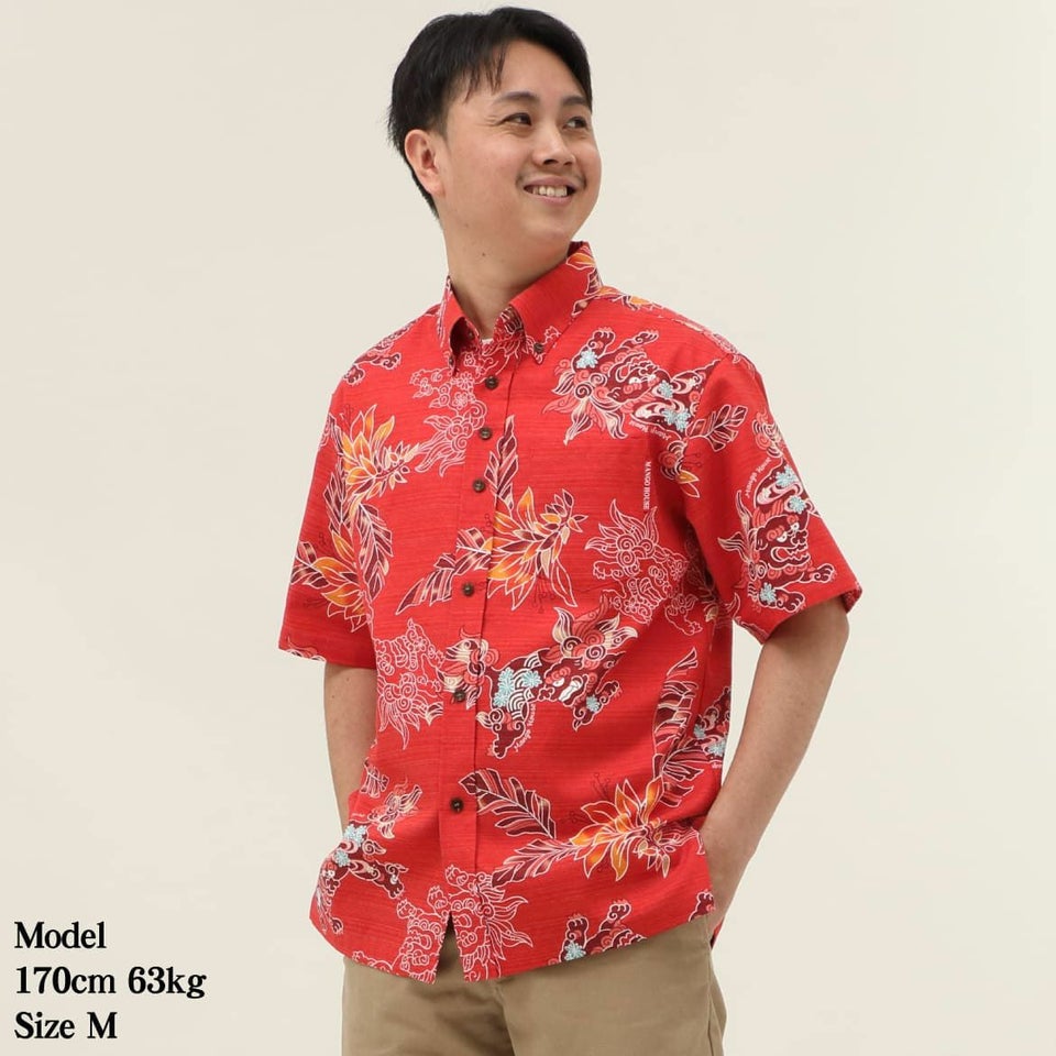 かりゆしウェアモデル着用画像