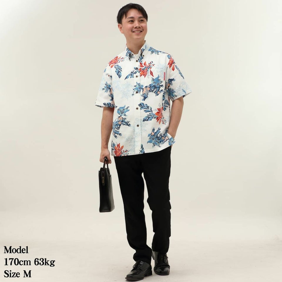 かりゆしウェアモデル着用画像