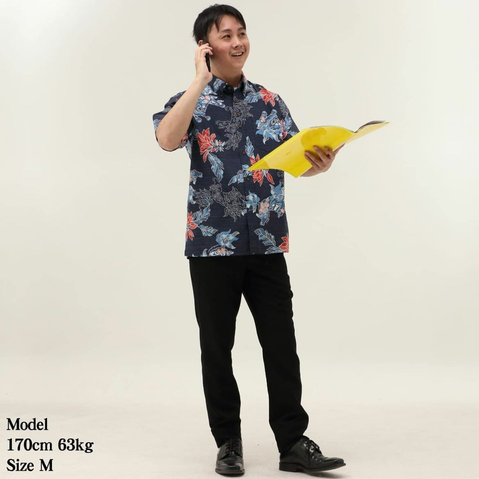 かりゆしウェアモデル着用画像