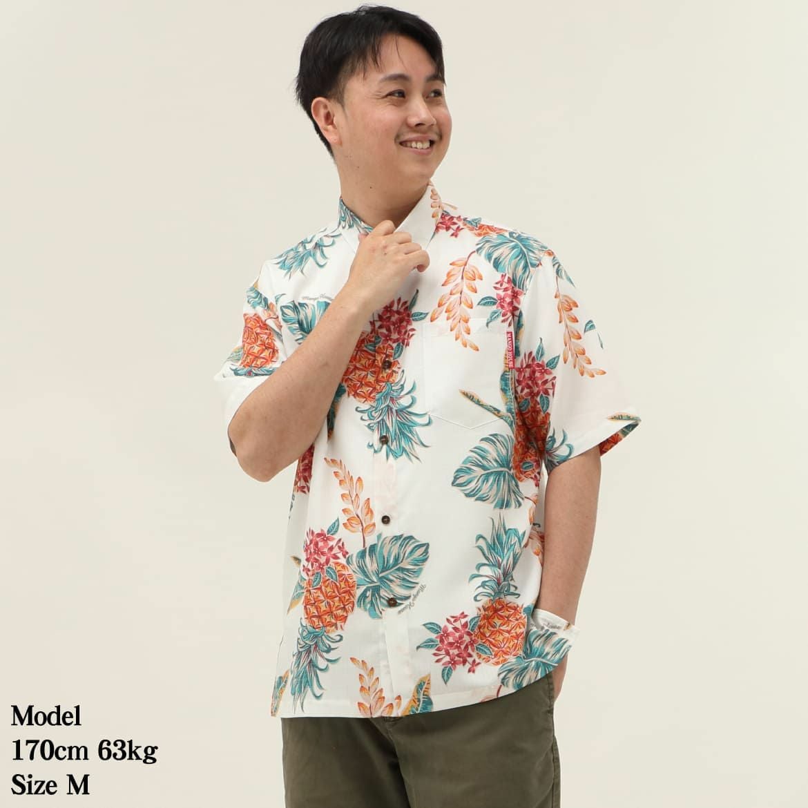 かりゆしウェア　モデル着用画像