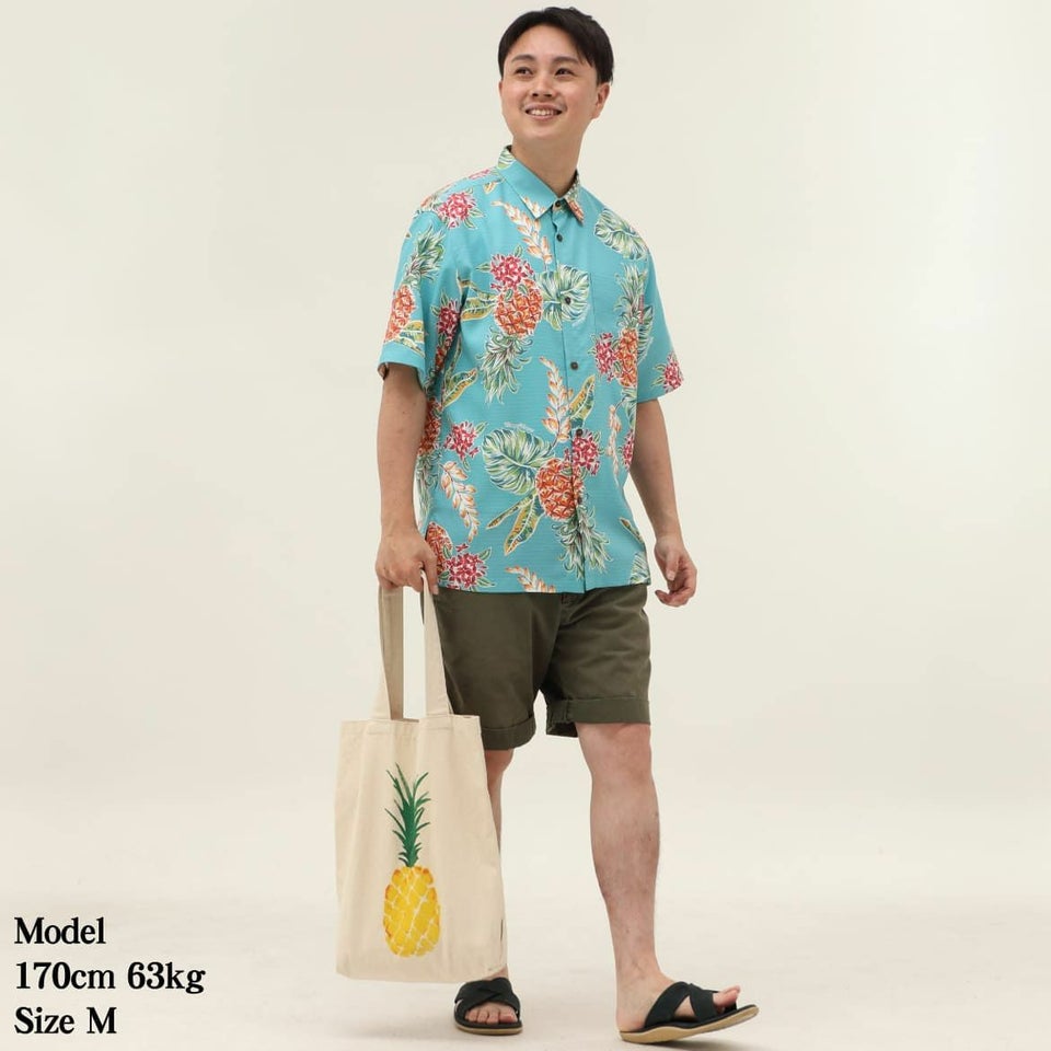 かりゆしウェア　モデル着用画像