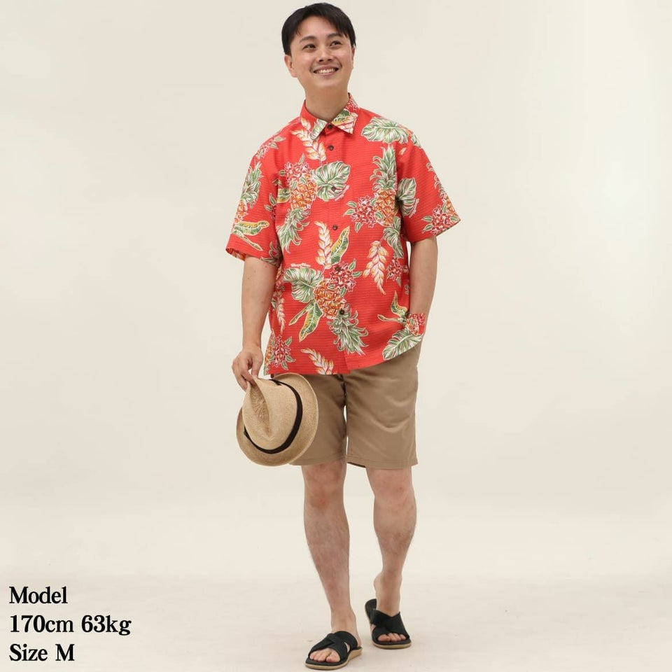 かりゆしウェア　モデル着用画像