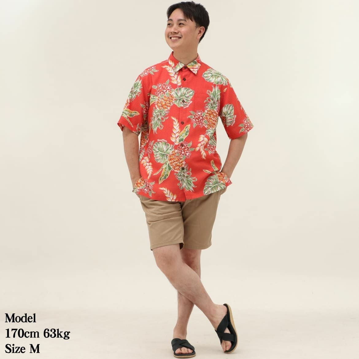 かりゆしウェア　モデル着用画像