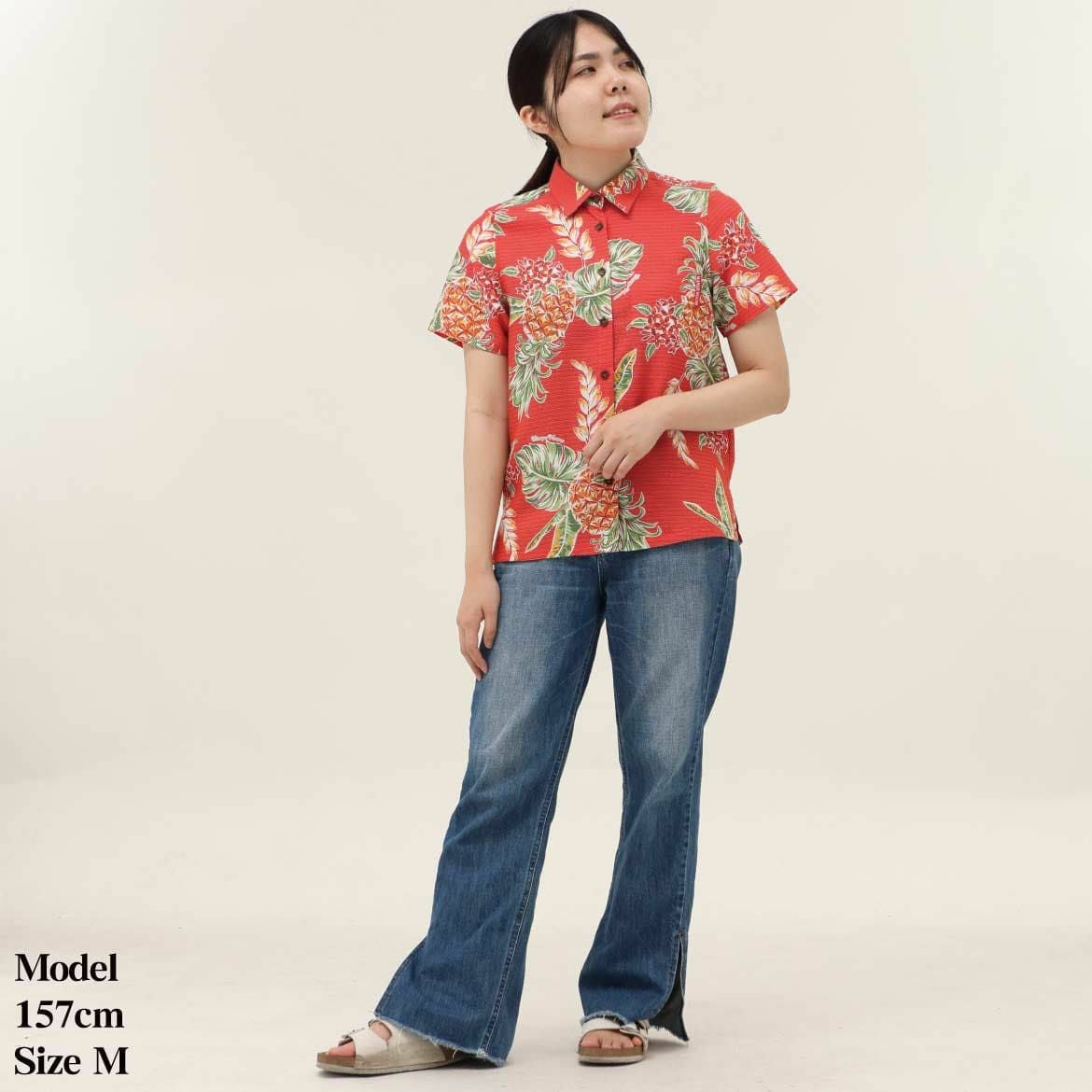 かりゆしウェア　モデル着用画像