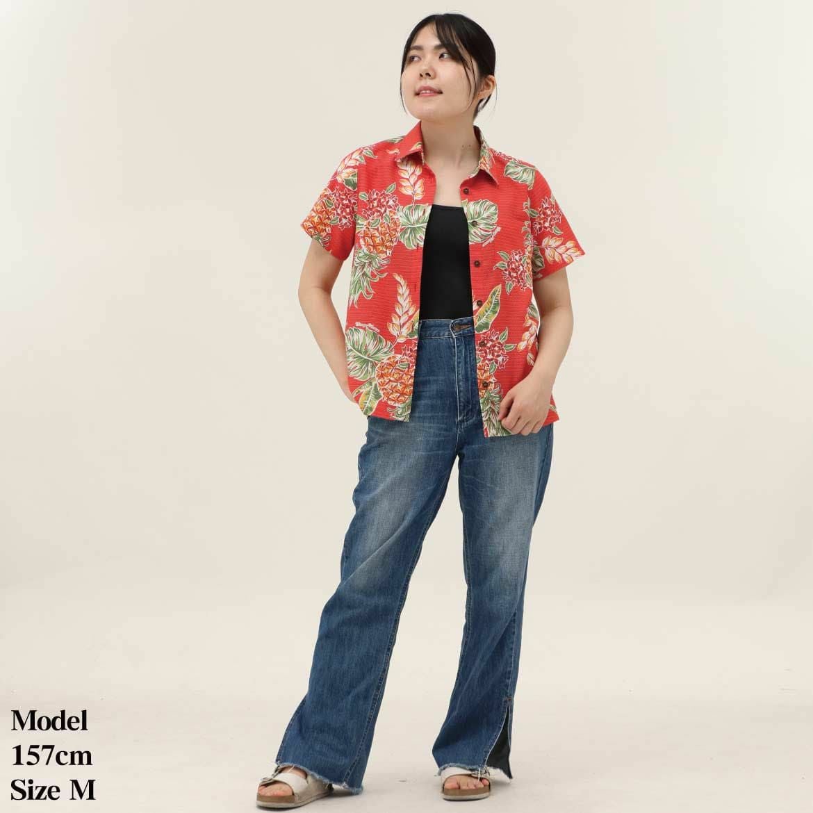 かりゆしウェア　モデル着用画像