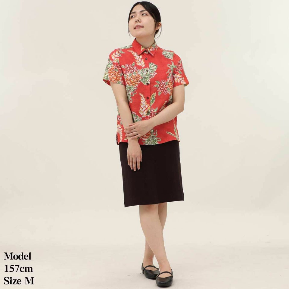 かりゆしウェア　モデル着用画像