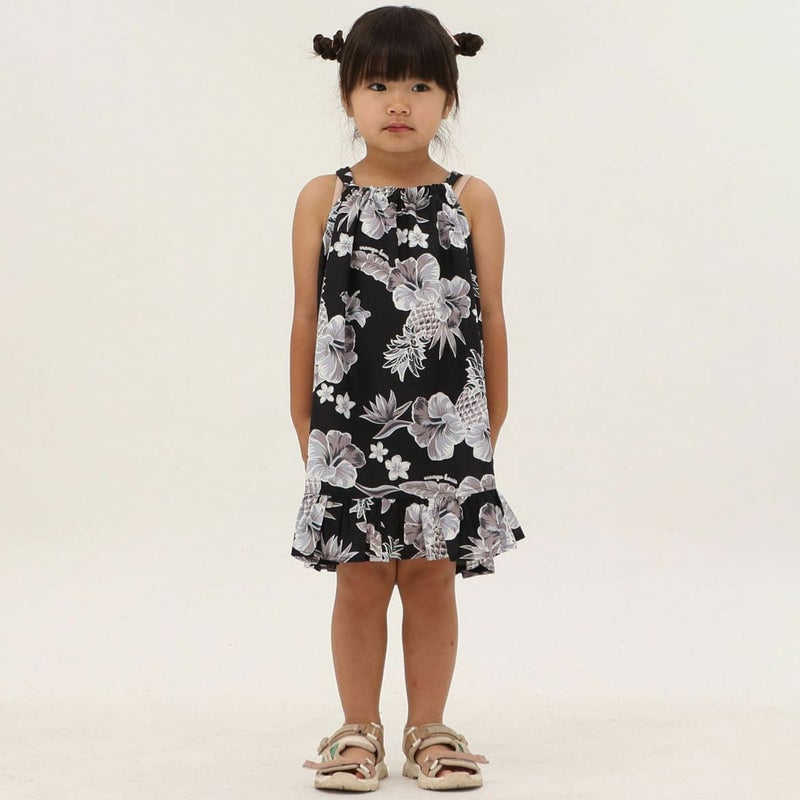 かりゆしウェア　キッズワンピース　着用画像