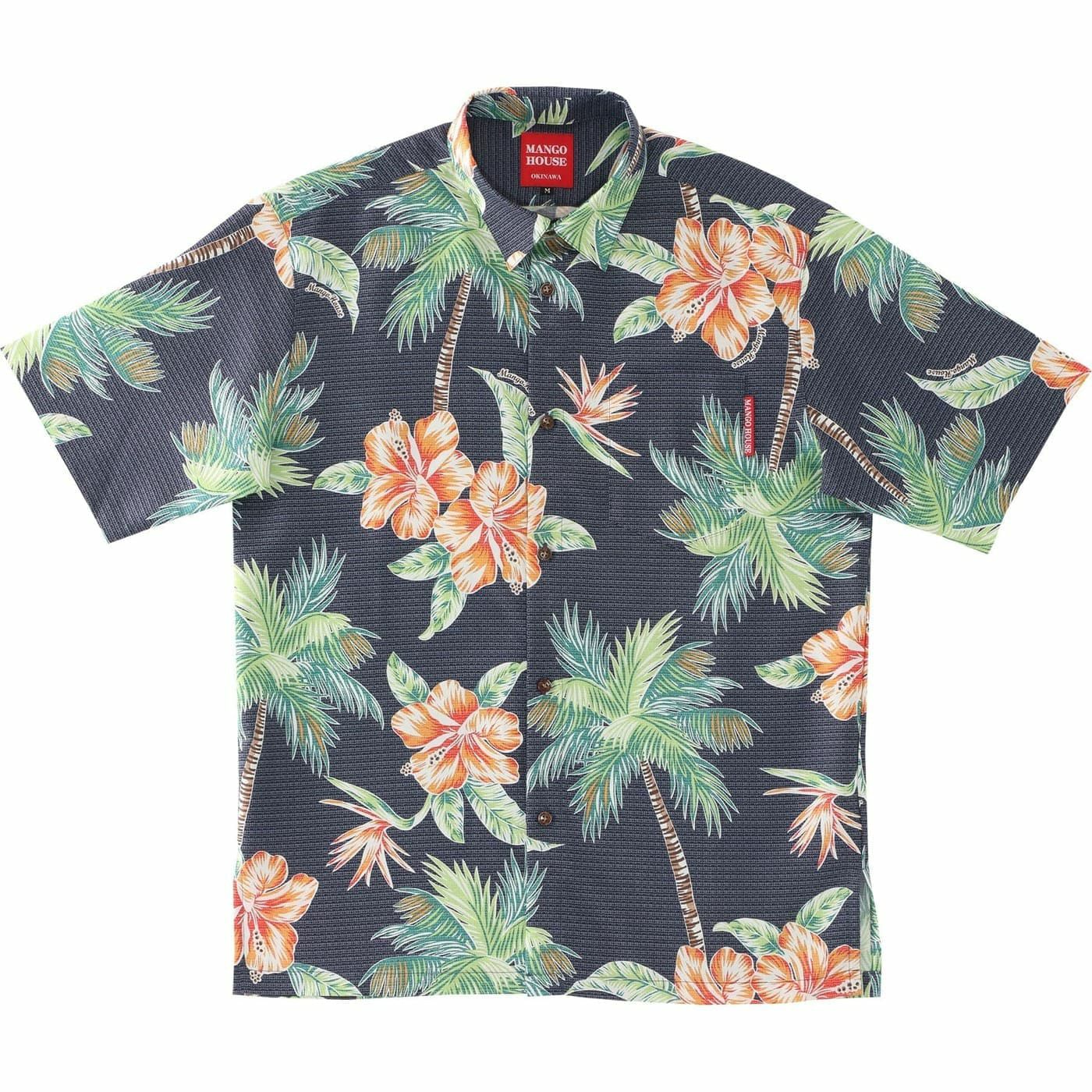 かりゆしウェア　サムネイル画像　ネイビー