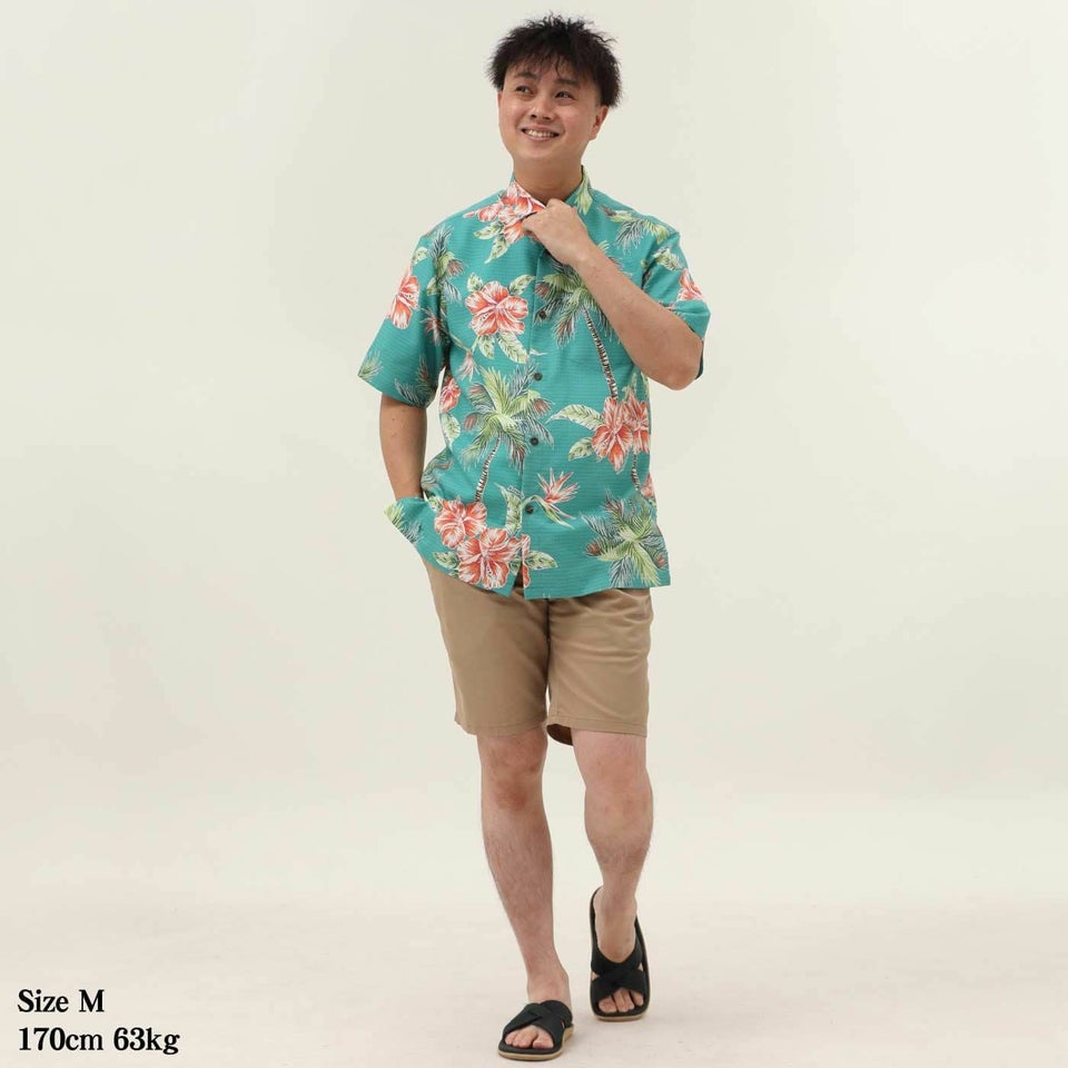 かりゆしウェアモデル着用画像