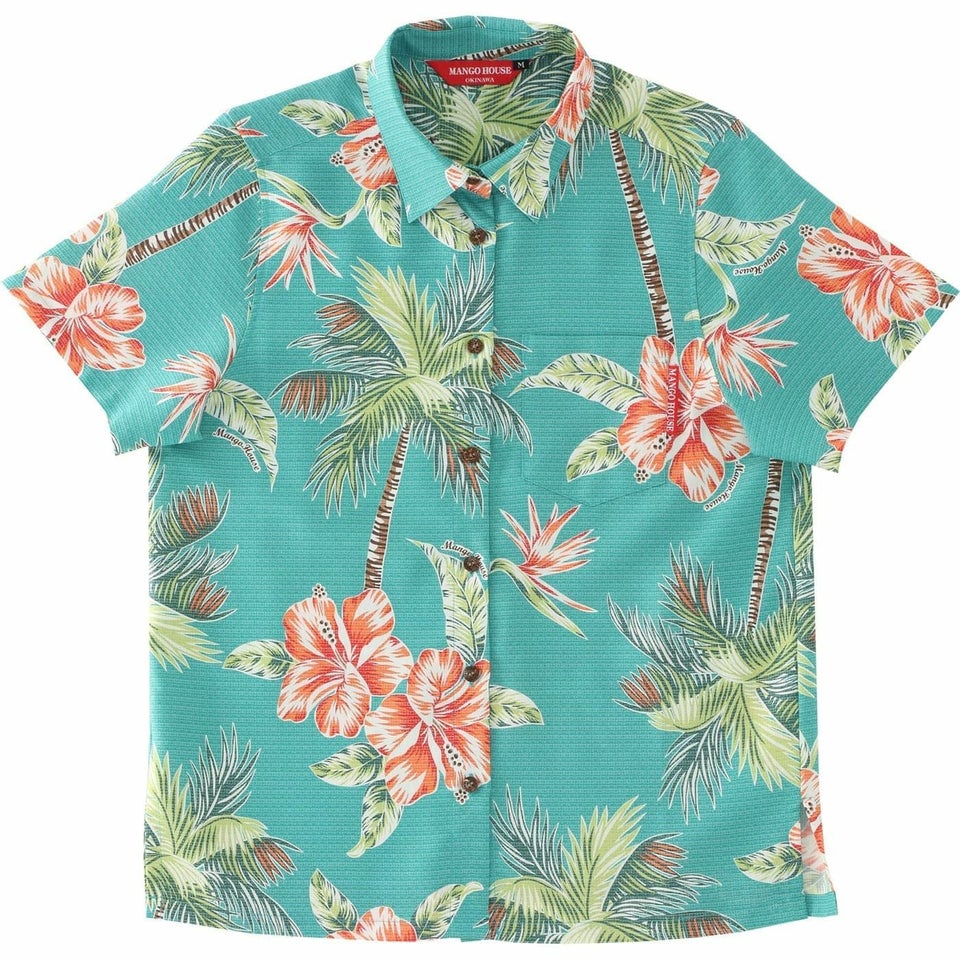 かりゆしウェアサムネイル画像　ターコイズブルー