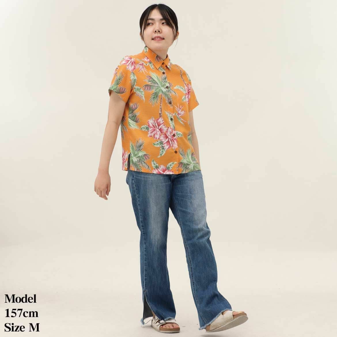 かりゆしウェア　モデル着用画像