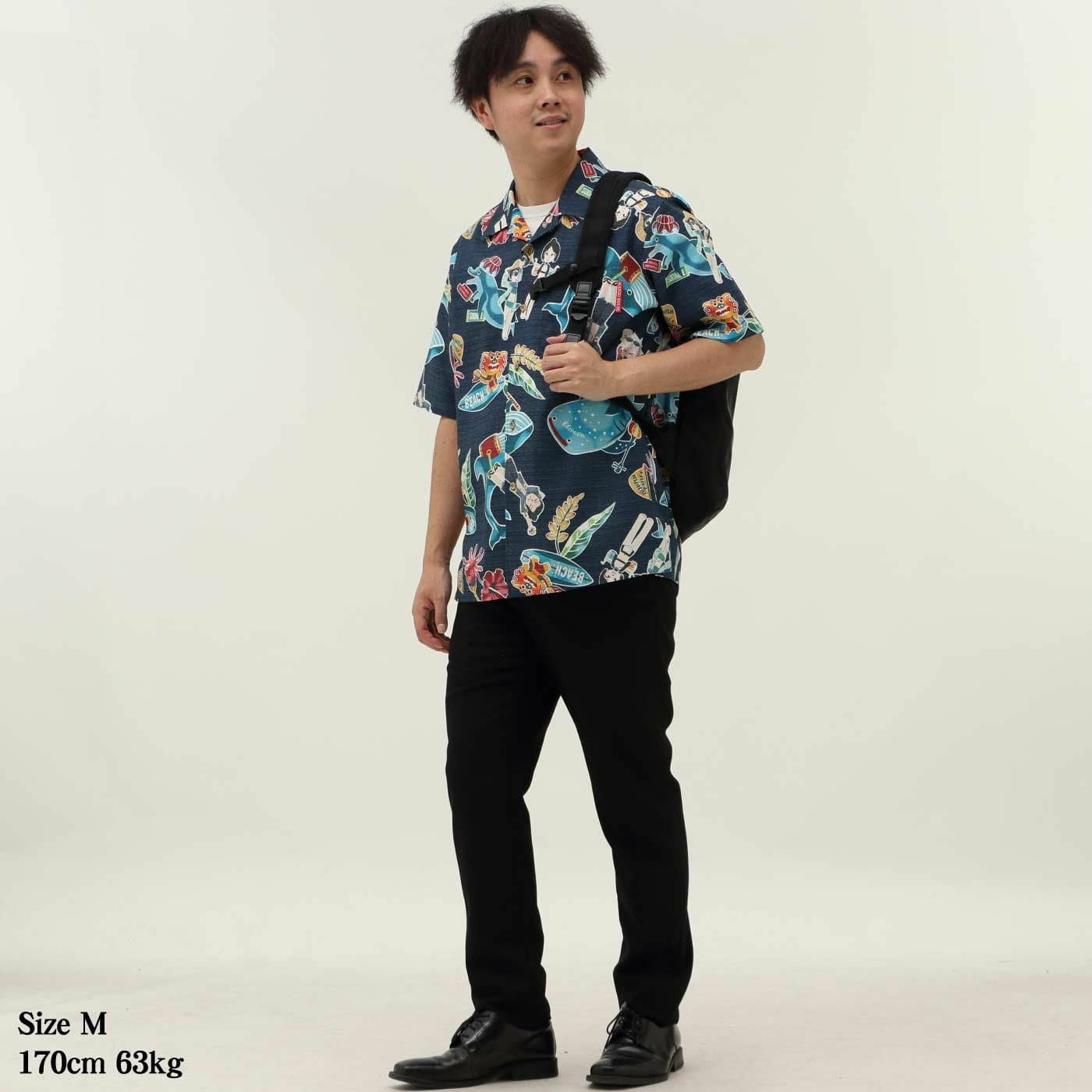 かりゆしウェアモデル着用画像