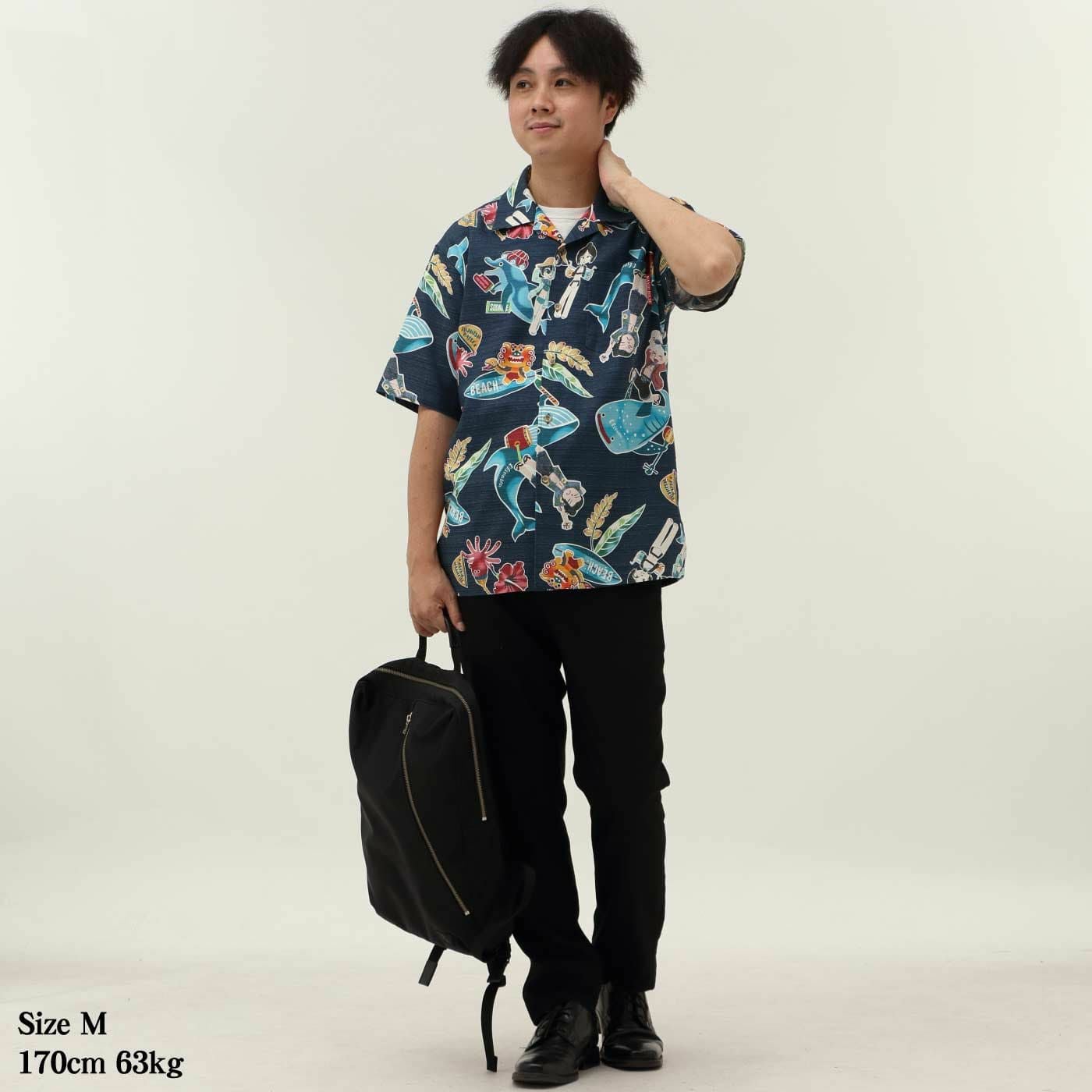 かりゆしウェアモデル着用画像