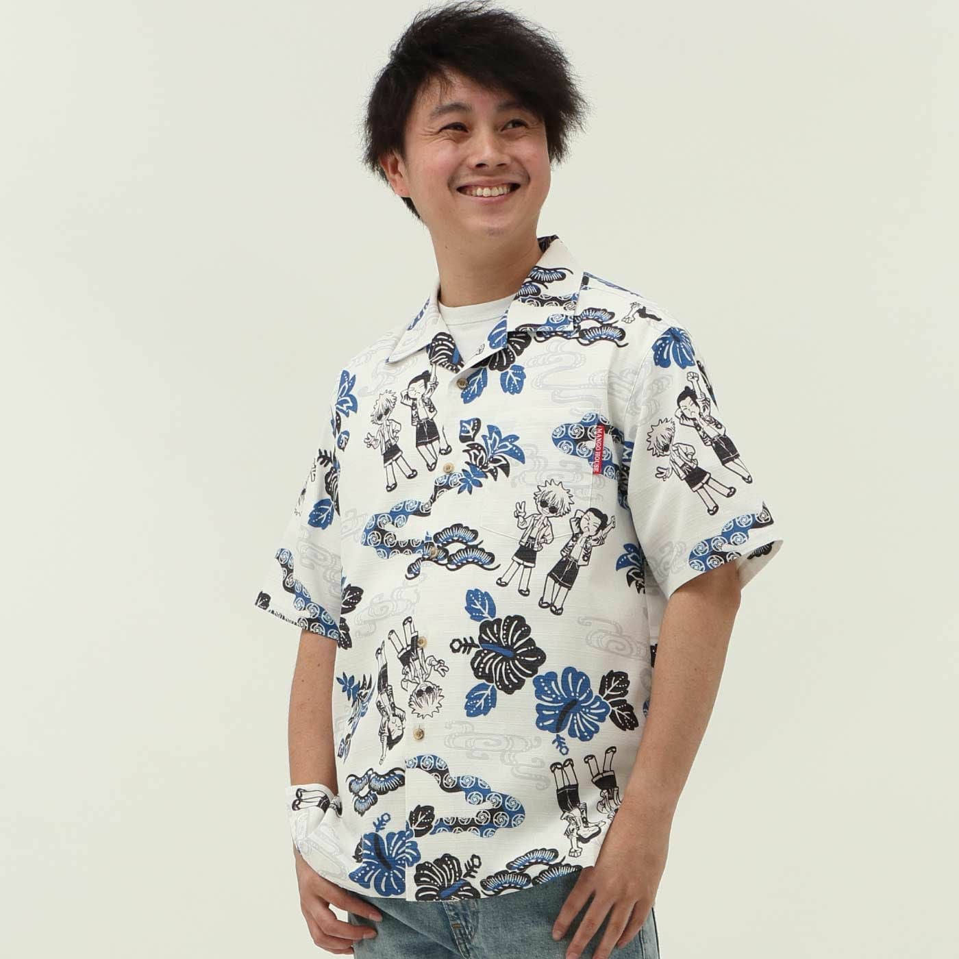 かりゆしウェアモデル着用画像