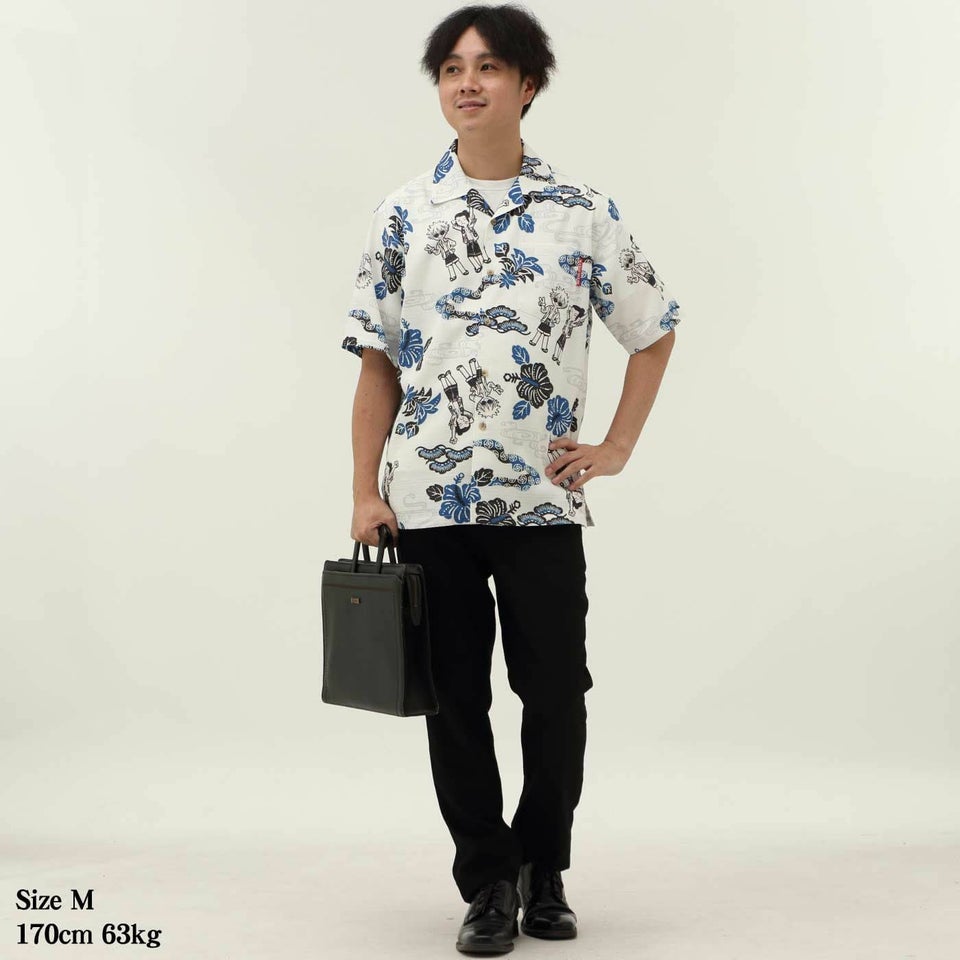 かりゆしウェアモデル着用画像