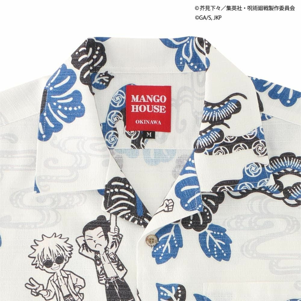 かりゆしウェア　襟元拡大画像