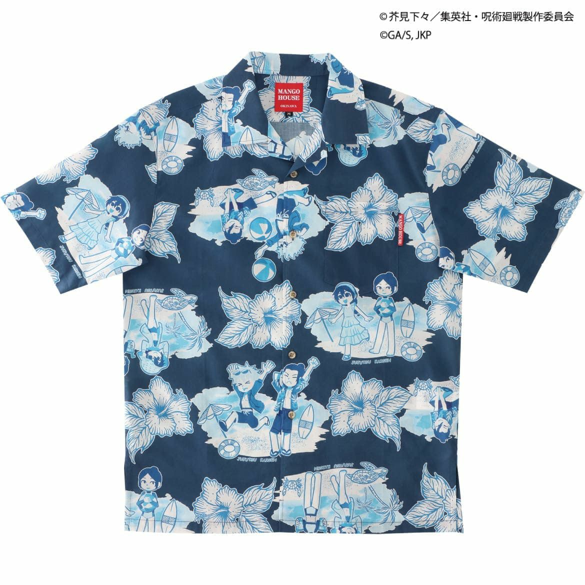 かりゆしウェア　サムネイル画像　ネイビー