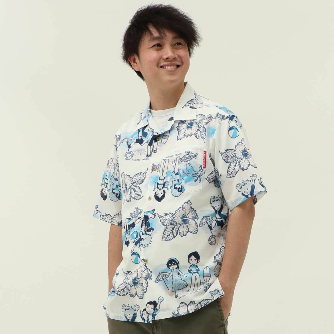 かりゆしウェアモデル着用画像