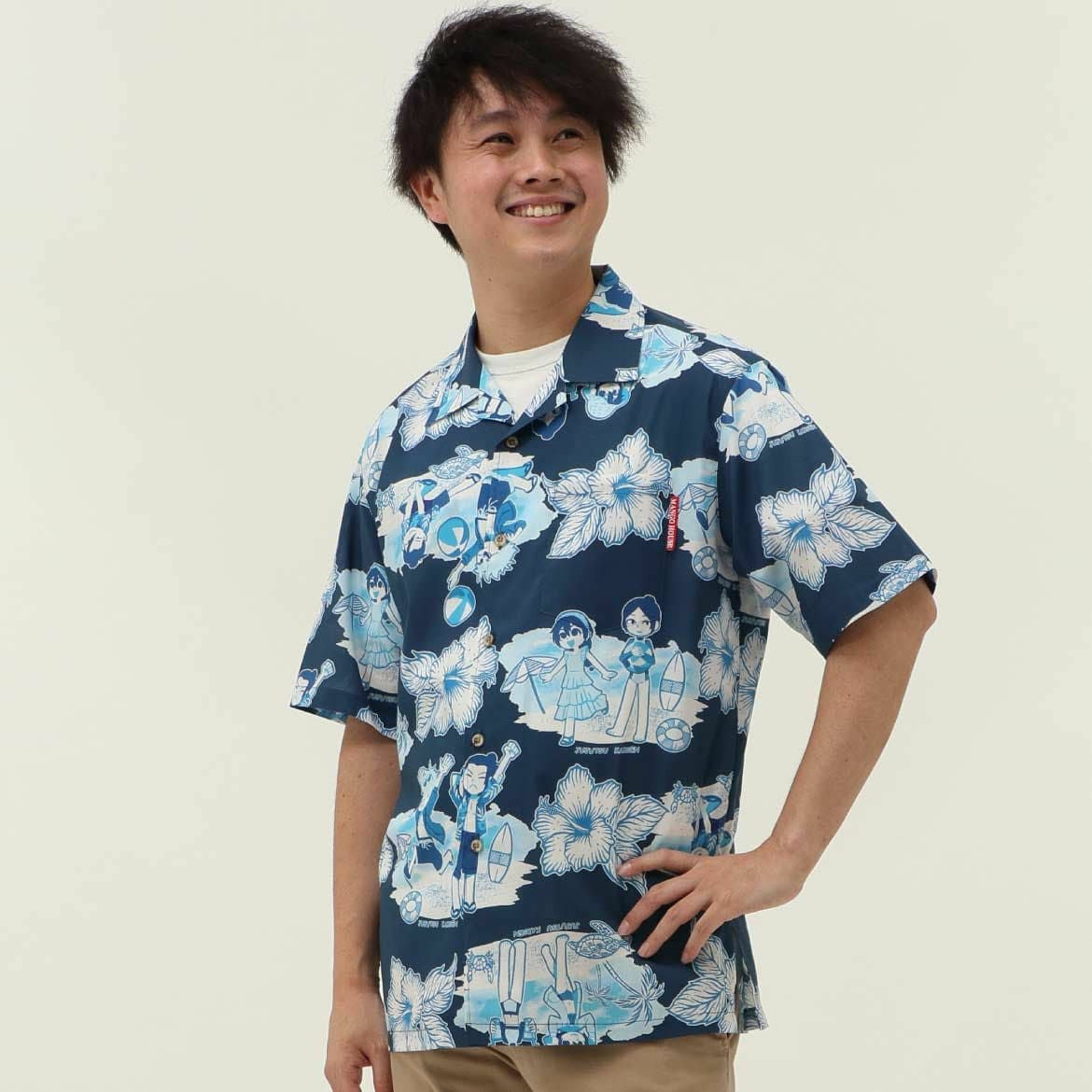 かりゆしウェアモデル着用画像