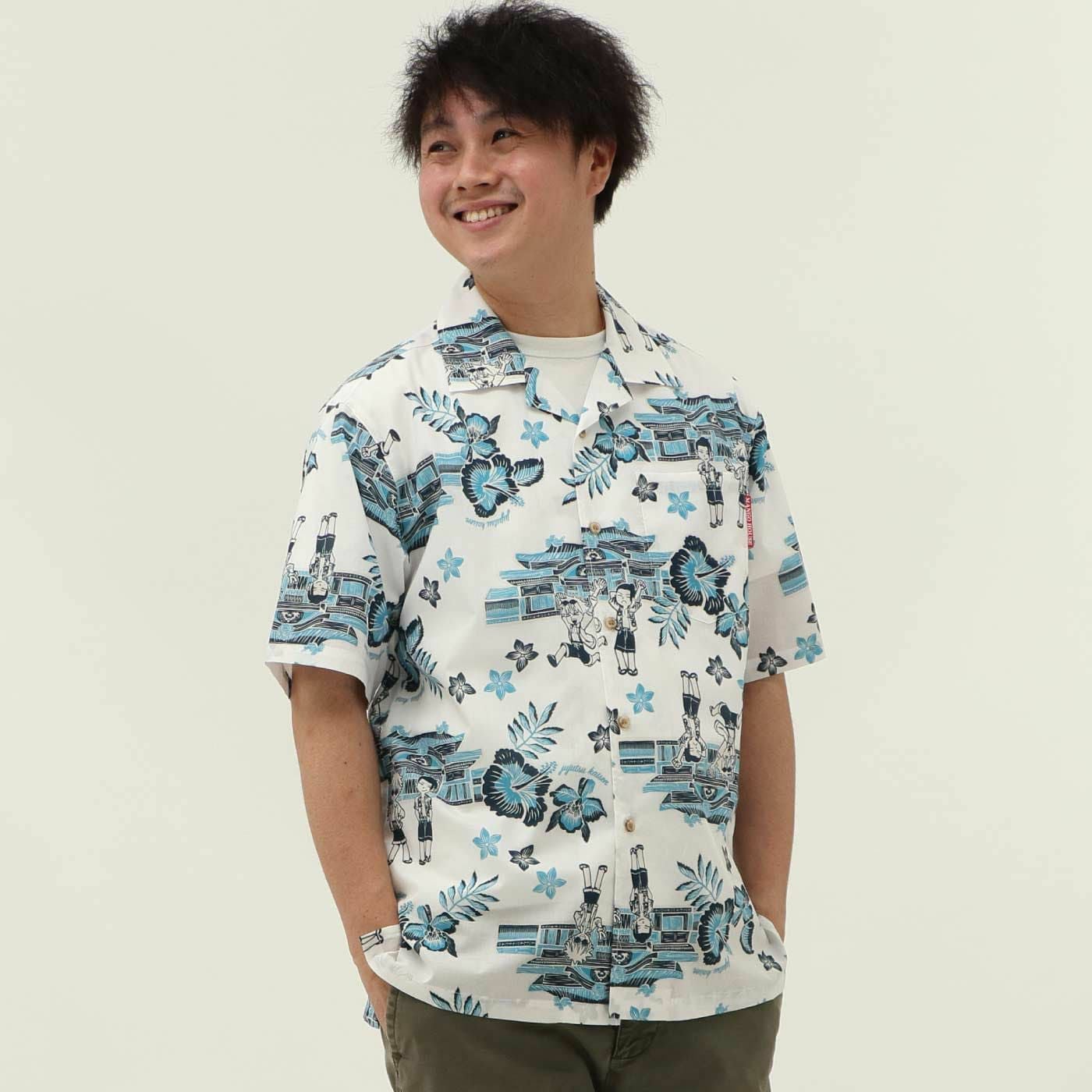 かりゆしウェアモデル着用画像