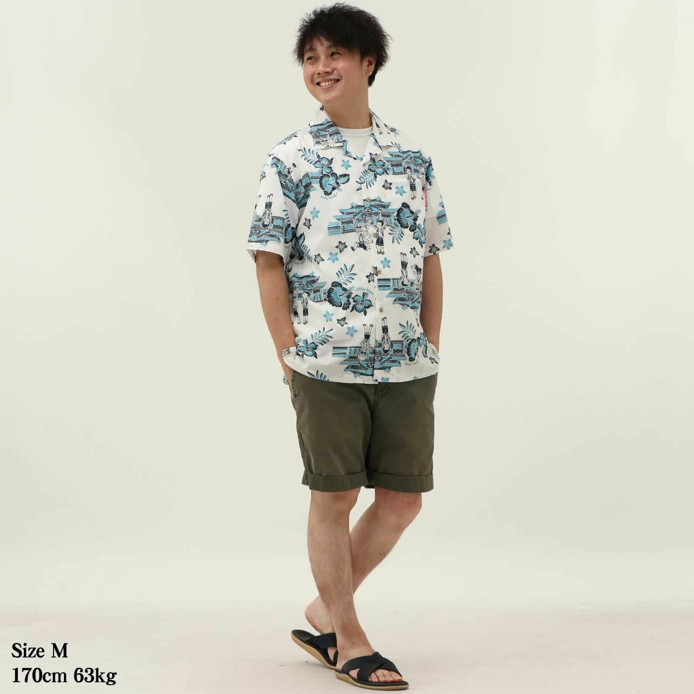 かりゆしウェアモデル着用画像