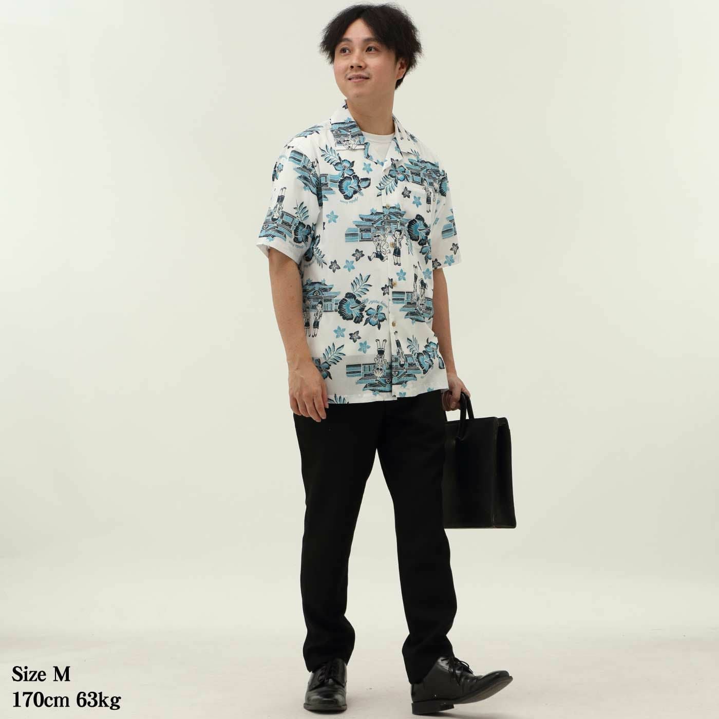 かりゆしウェアモデル着用画像