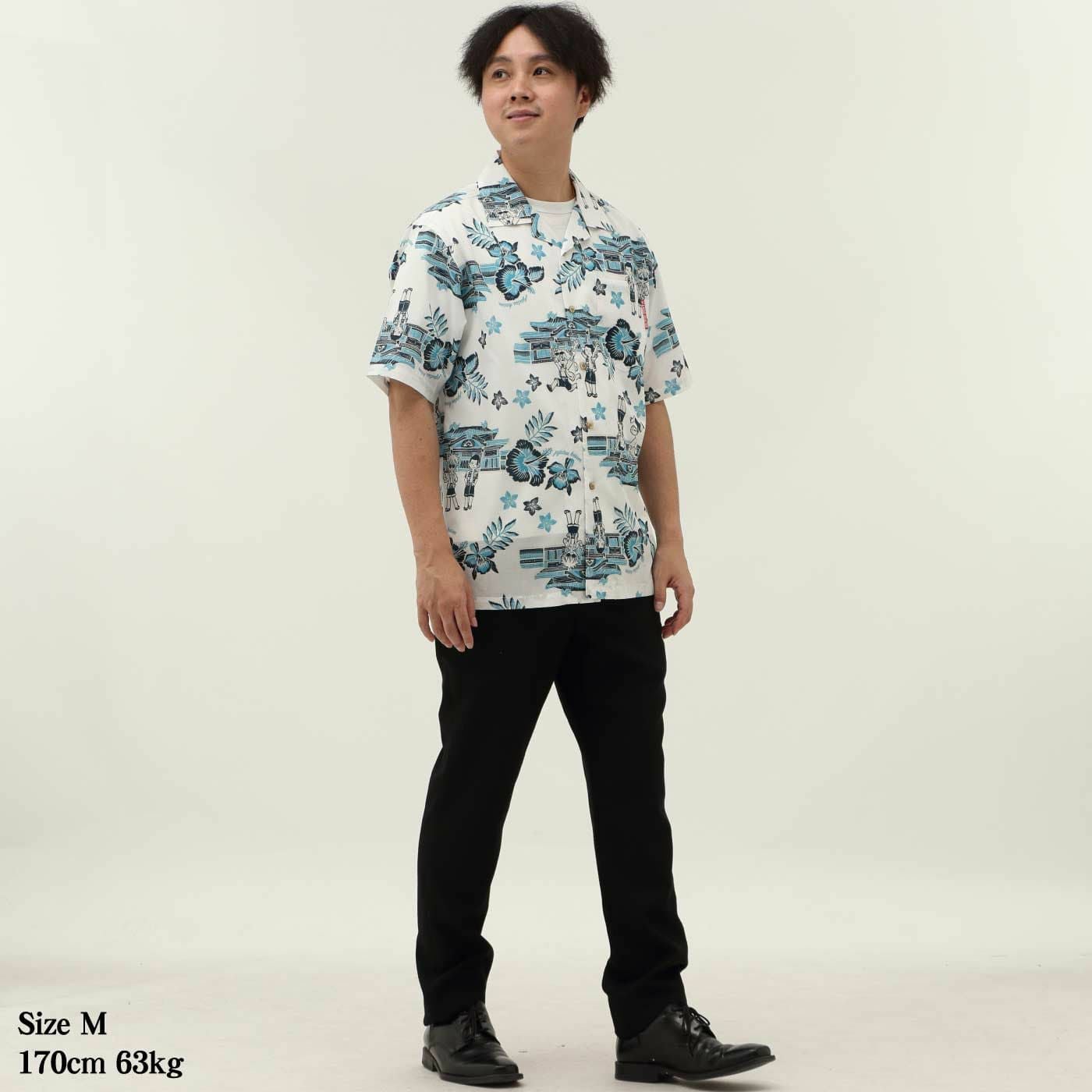 かりゆしウェアモデル着用画像