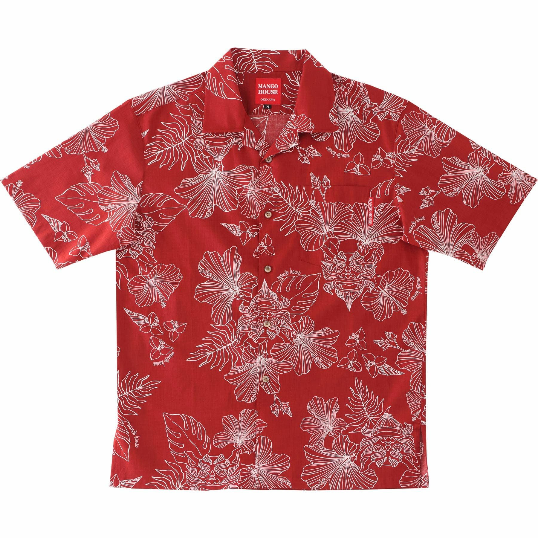 かりゆしウェア　サムネイル画像　レッド