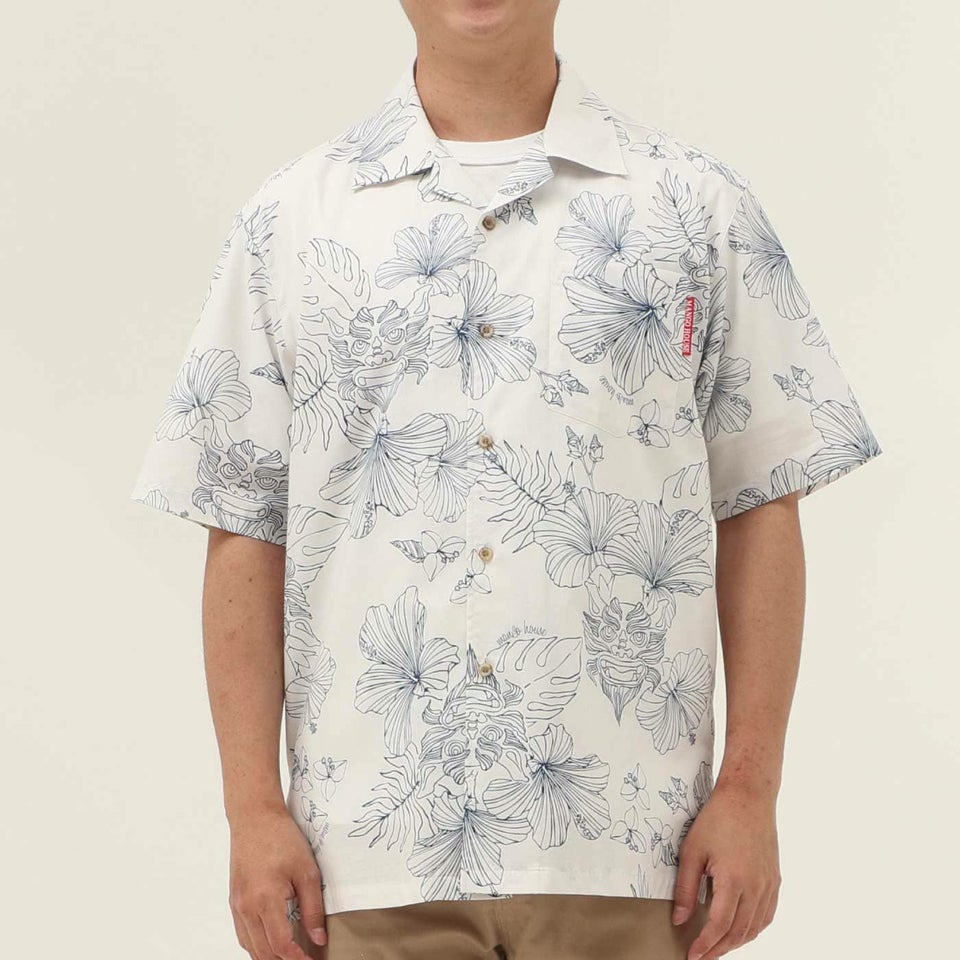 かりゆしウェアモデル着用画像