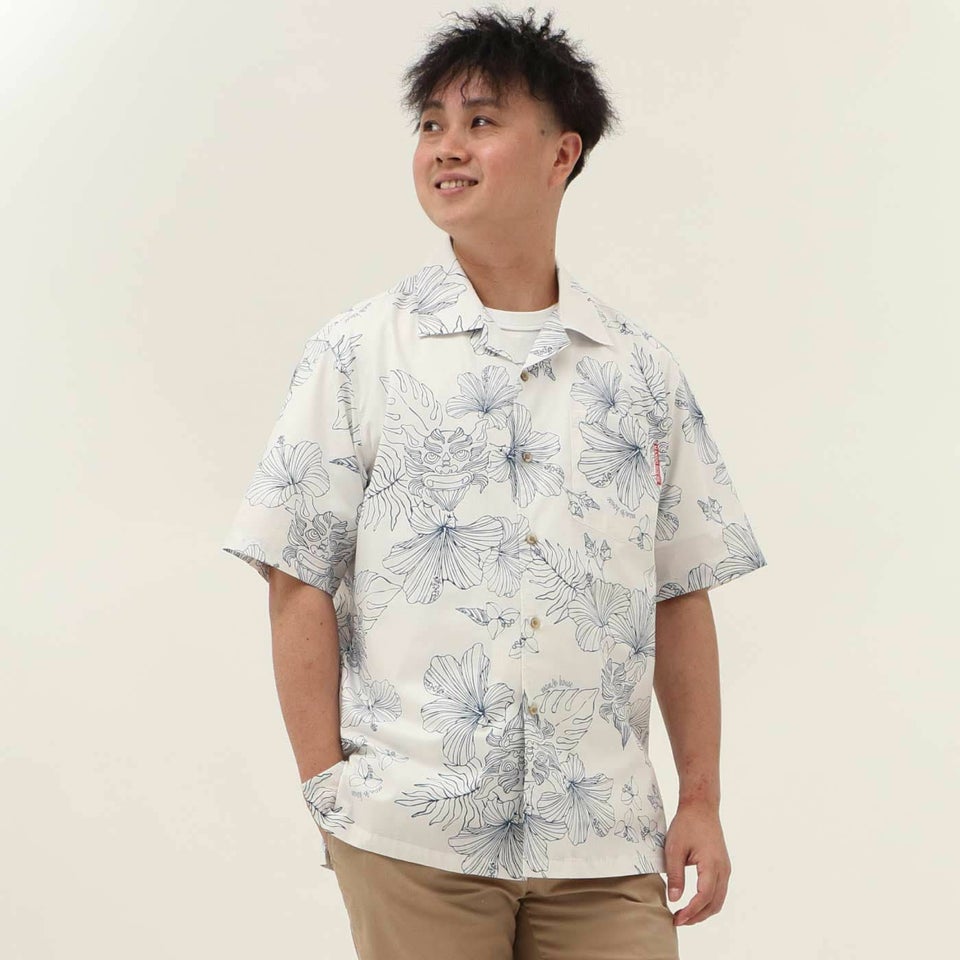 かりゆしウェアモデル着用画像