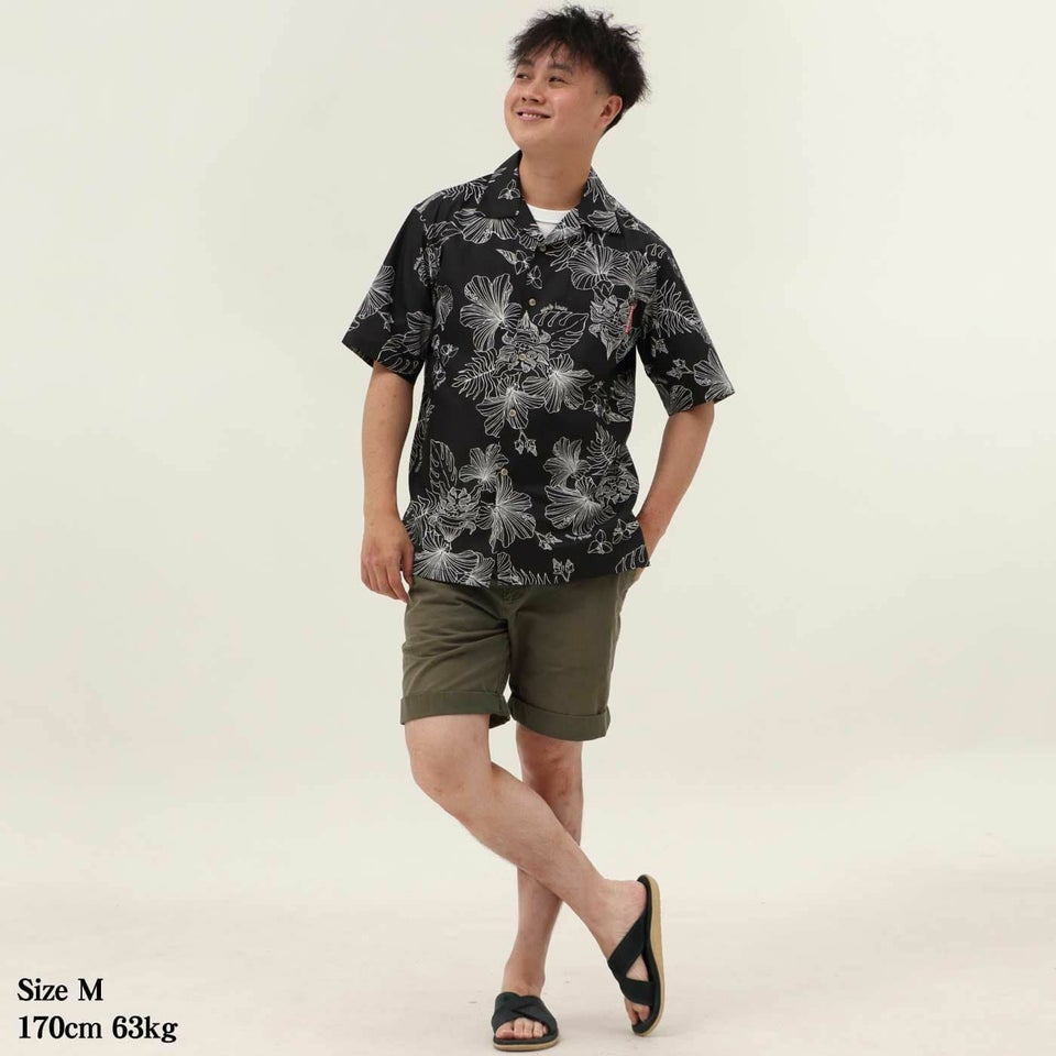 かりゆしウェアモデル着用画像