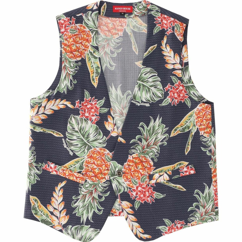 かりゆしウェア　サムネイル画像　ネイビー