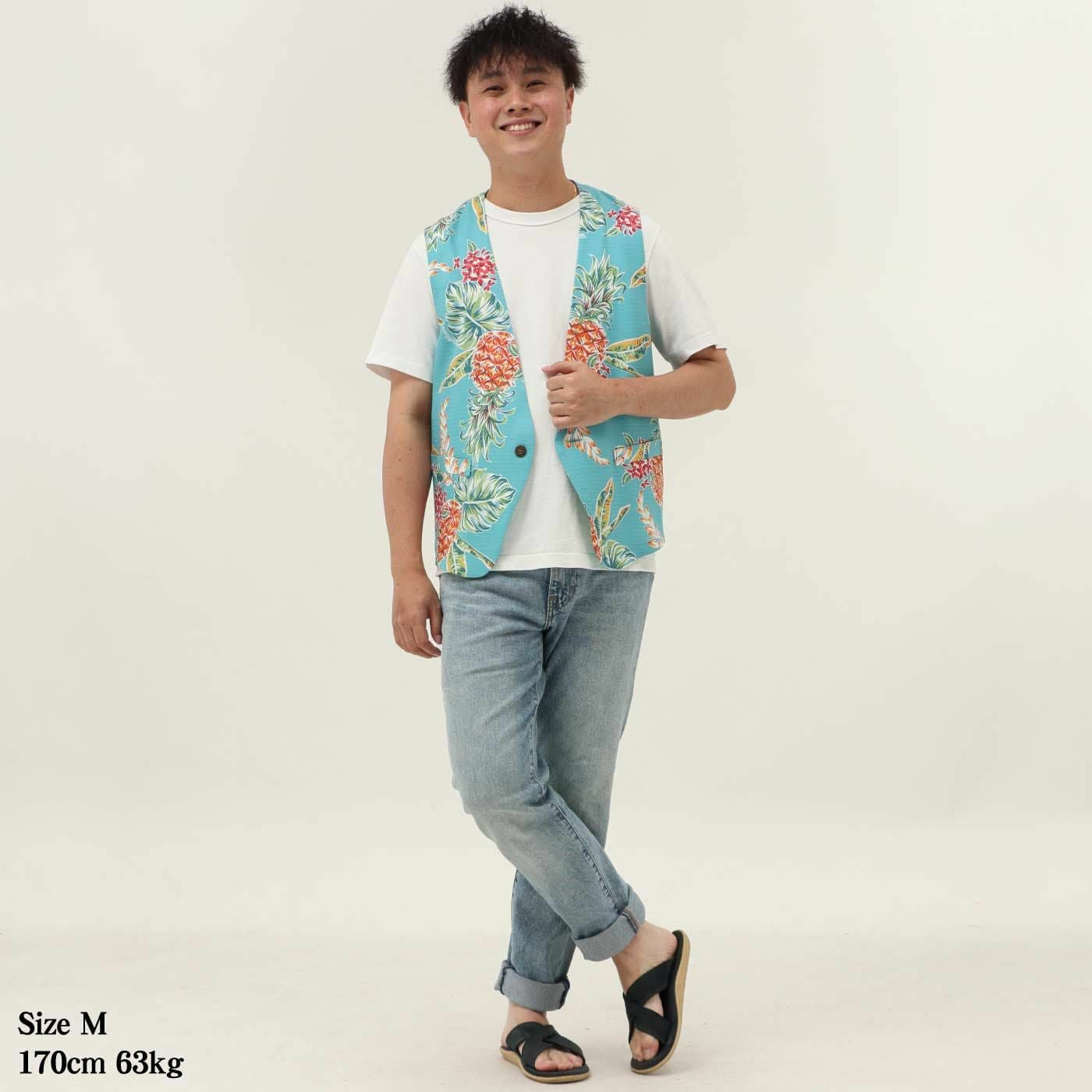 かりゆしウェアモデル着用画像