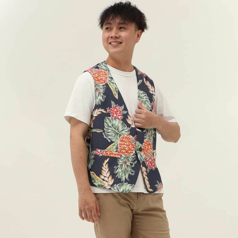 かりゆしウェアモデル着用画像