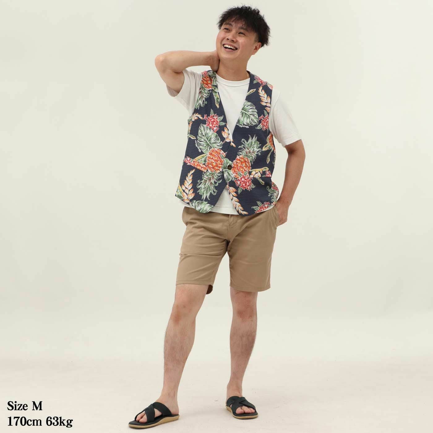 かりゆしウェアモデル着用画像