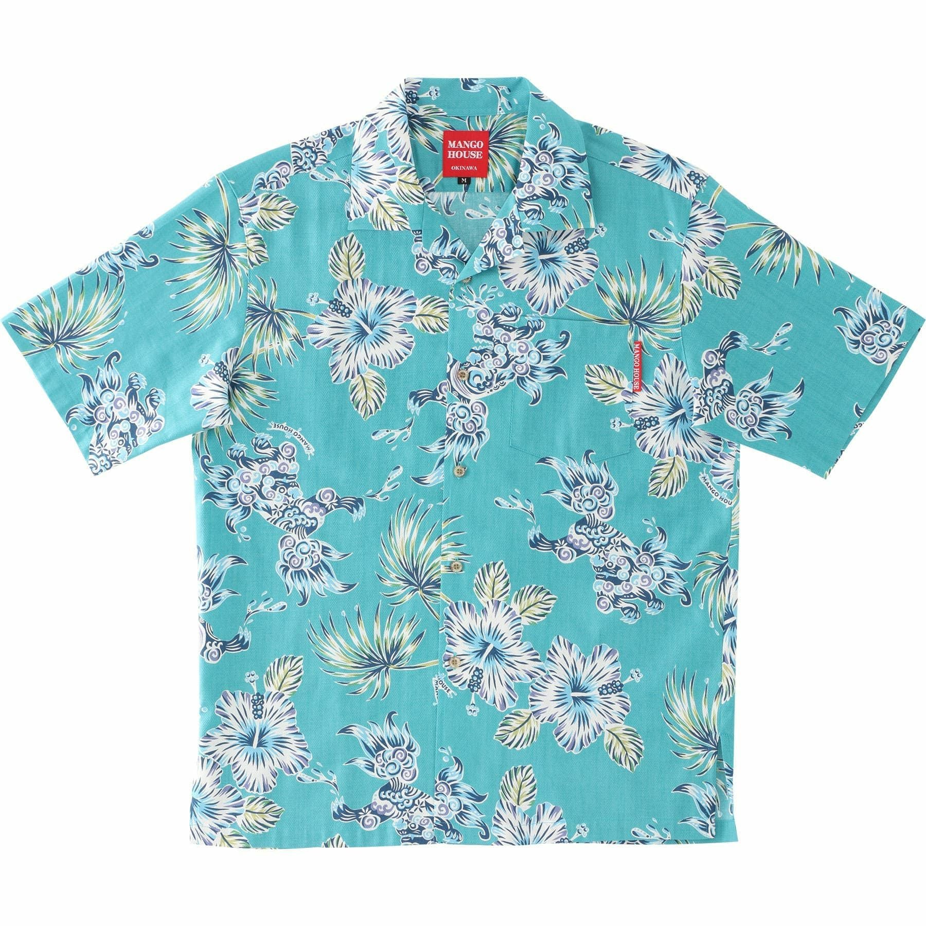 かりゆしウェアサムネイル画像　ターコイズブルー