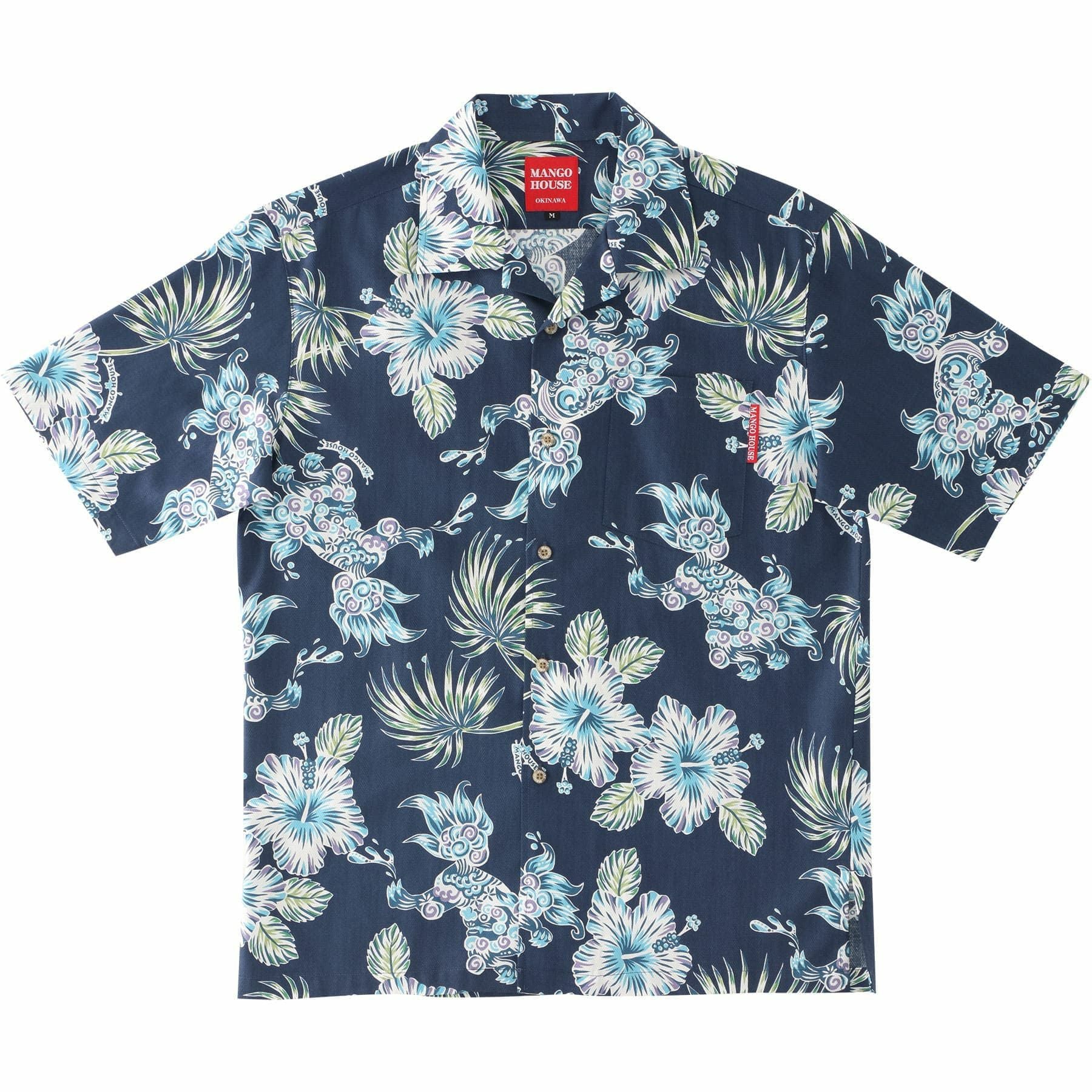 かりゆしウェアサムネイル画像　ネイビー