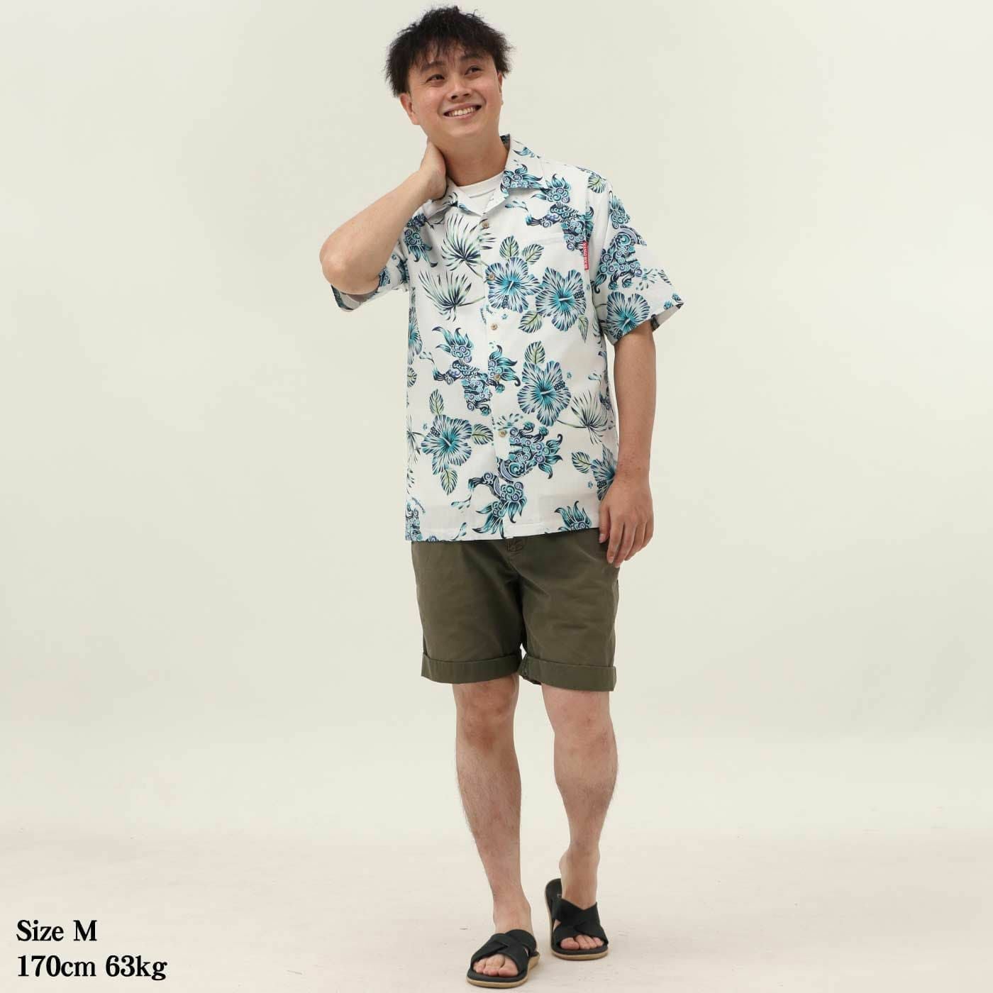 かりゆしウェアモデル着用画像