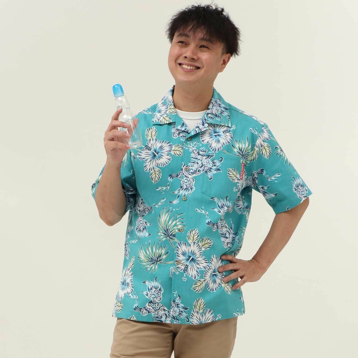 かりゆしウェアモデル着用画像