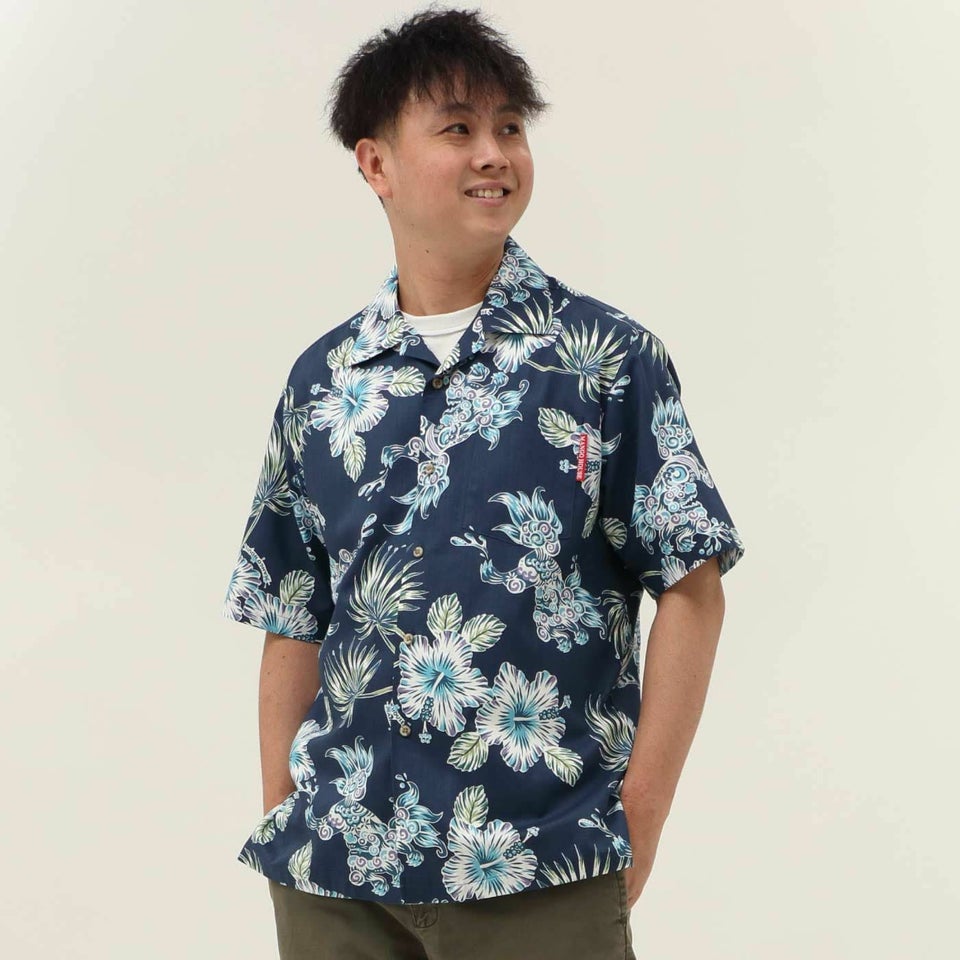 かりゆしウェアモデル着用画像