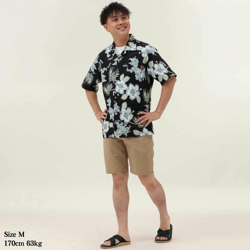 かりゆしウェアモデル着用画像