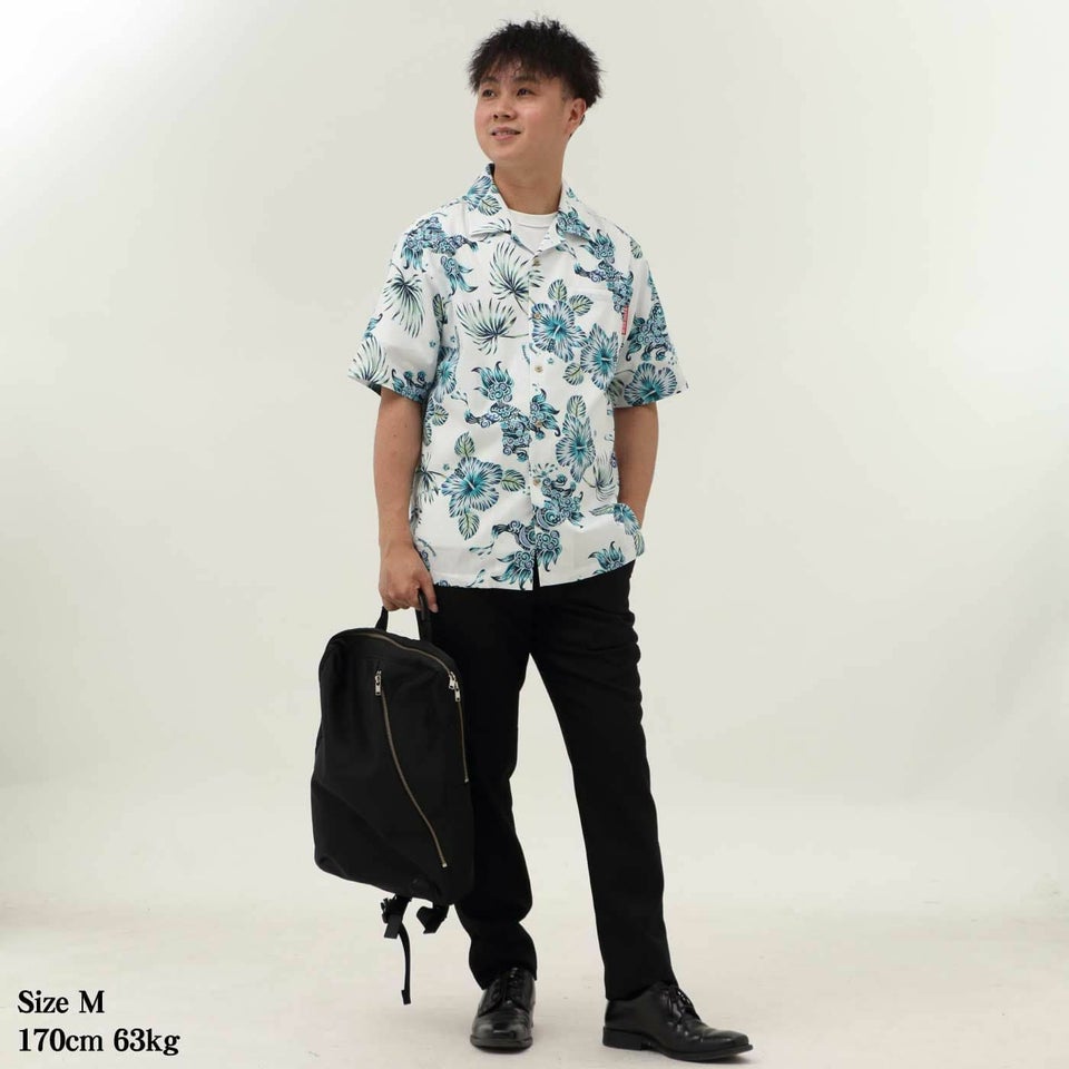 かりゆしウェアモデル着用画像