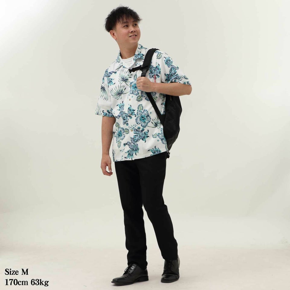 かりゆしウェアモデル着用画像