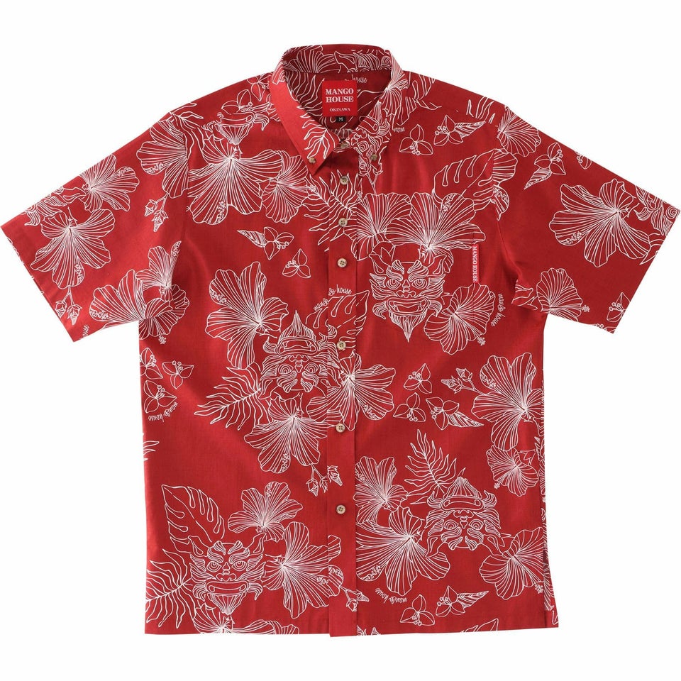 かりゆしウェア　サムネイル画像　レッド