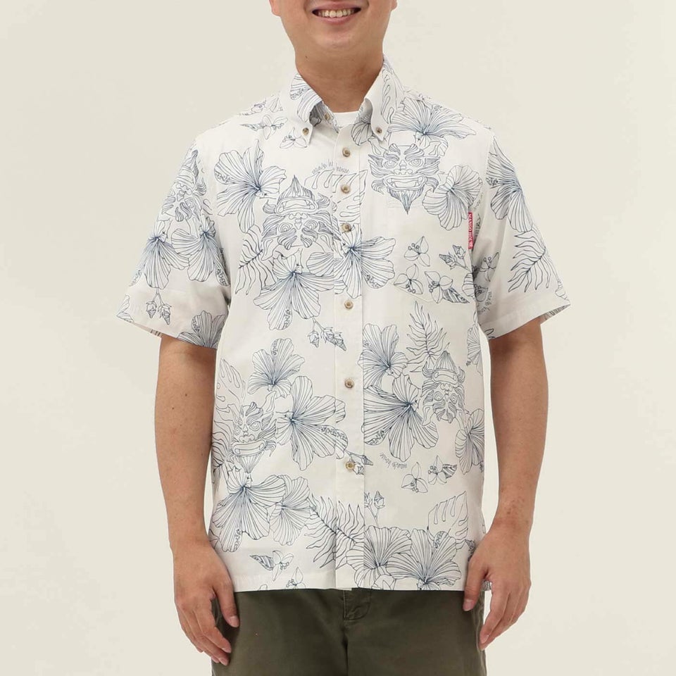 かりゆしウェアモデル着用画像